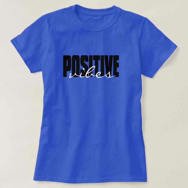 Camiseta Cita de eslogan positivo personalizado del persona (Diseño del anverso)