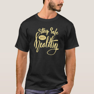 Camiseta Cita De Estilo De Vida Seguro Y Saludable
