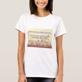Camiseta Cita de estímulo positiva de Empath Shine
