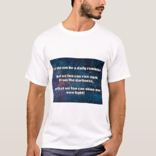 Camiseta Cita de estímulo positiva de Empath Shine
