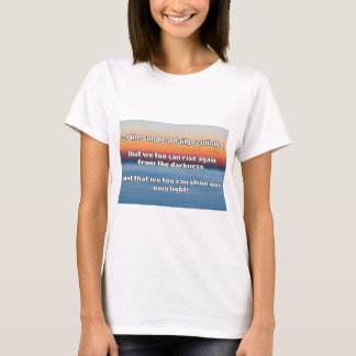 Camiseta Cita de estímulo positiva de Empath Shine