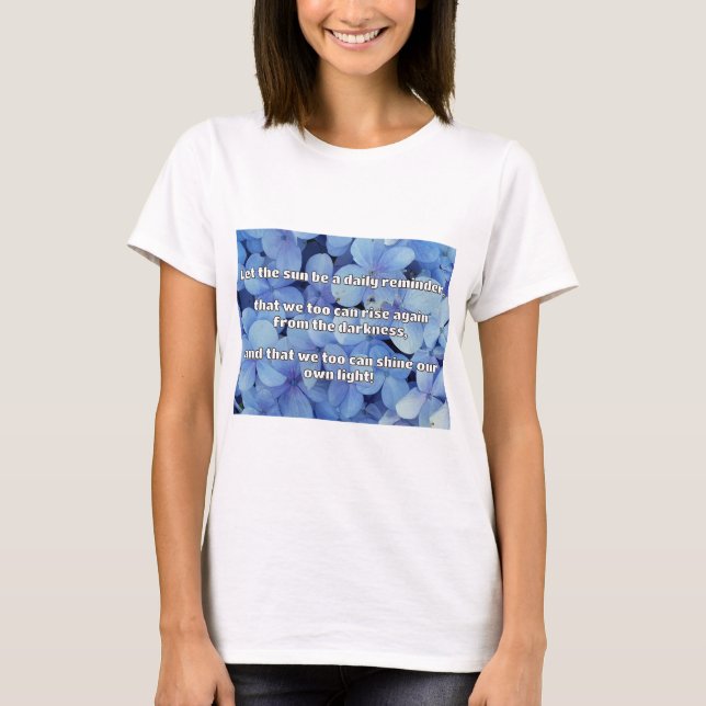 Camiseta Cita de estímulo positiva de Empath Shine (Anverso)