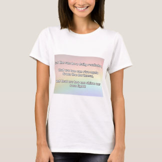 Camiseta Cita de estímulo positiva de Empath Shine