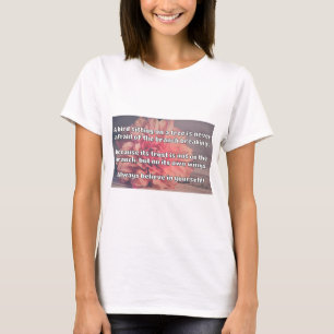 Camiseta Cita de estímulo positivo de Empath Belig