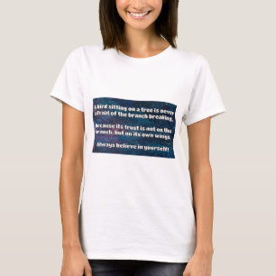 Camiseta Cita de estímulo positivo de Empath Belig