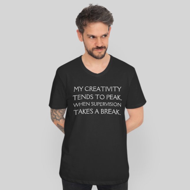 Camiseta Cita de Excusa de Escape de Supervisión Graciosa (Subido por el creador)