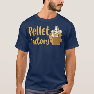 Camiseta Cita de fábrica de pellets para un nerd de cerdo d