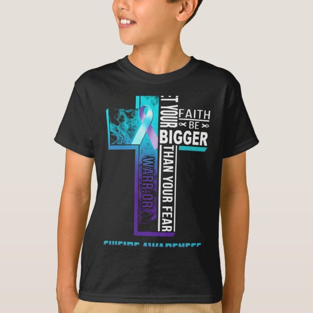 Camiseta Cita De Fe Para La Prevención Del Suicidio De Salu (Anverso)