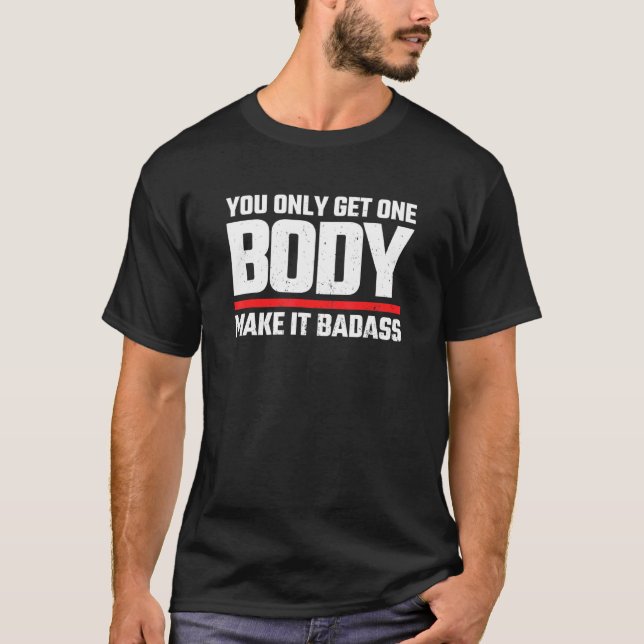 Camiseta Cita de fitness - Ejercicio de gimnasia - Motivaci (Anverso)