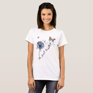 Camiseta Cita de flores silvestres sólo respira