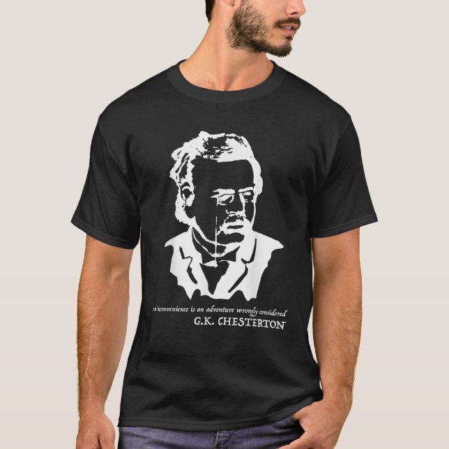 Camiseta Cita de G K Chesterton Tee (Anverso)