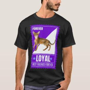 Camiseta Cita de gato abissiniana para sellos para siempre 