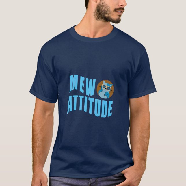 Camiseta cita de gato divertido (Anverso)