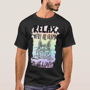 Camiseta cita de gato mujeres hombres motivacional cita sar