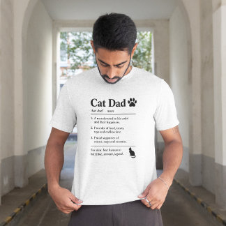 Camiseta Cita de gato papá mascota