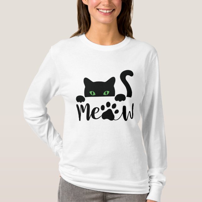 Camiseta Cita de gatos de flujo (Anverso)