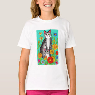 Camiseta Cita de gatos y gatos de gatos y gatitos de arte p