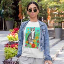 Camiseta Cita de gatos y gatos de gatos y gatitos de arte p