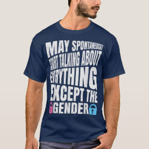 Camiseta Cita de género para un cuidador del género 304