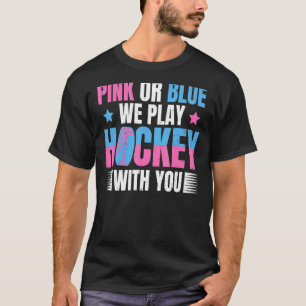 Camiseta Cita De Género Revelada Para Un Jugador De Hockey 