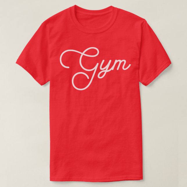 Camiseta Cita de gimnasio 1 (Diseño del anverso)