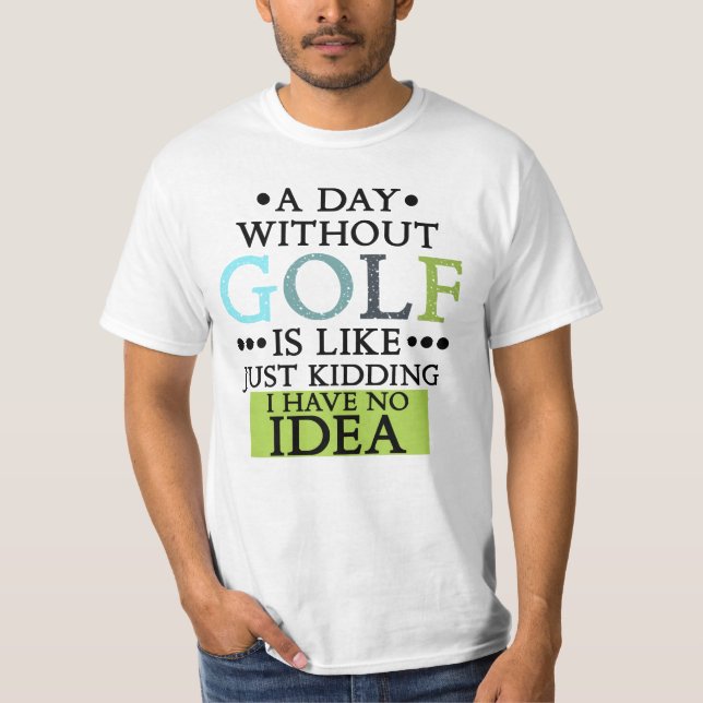 Camiseta cita de golf divertida (Anverso)