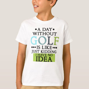 Camiseta cita de golf divertida