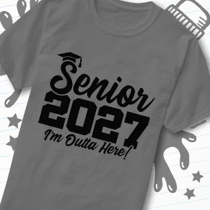 Camiseta Cita de graduación de la promoción de 2027