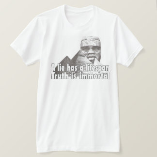 Camiseta cita de grandeza afrocentrada