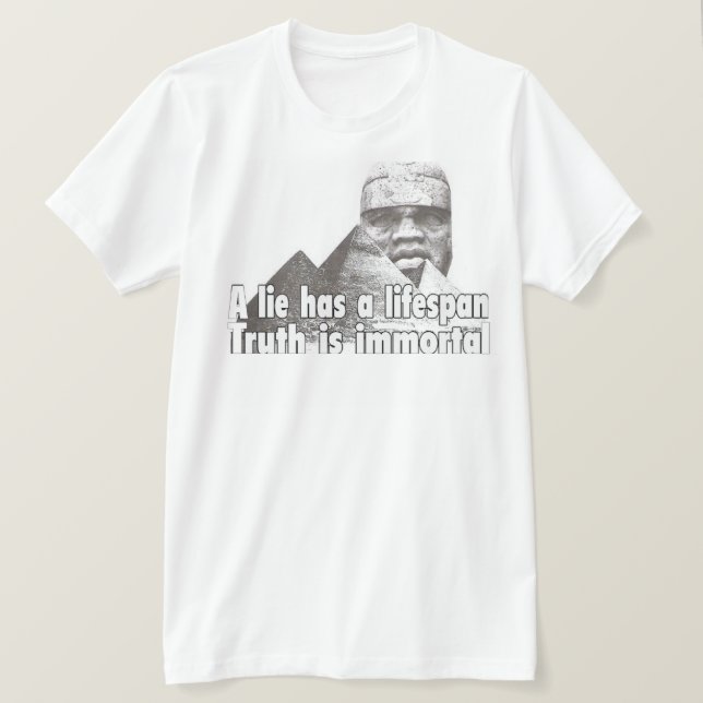 Camiseta cita de grandeza afrocentrada (Anverso del diseño)