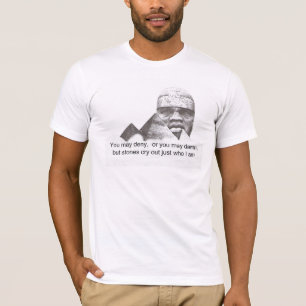Camiseta Cita de grandeza afrocéntrica