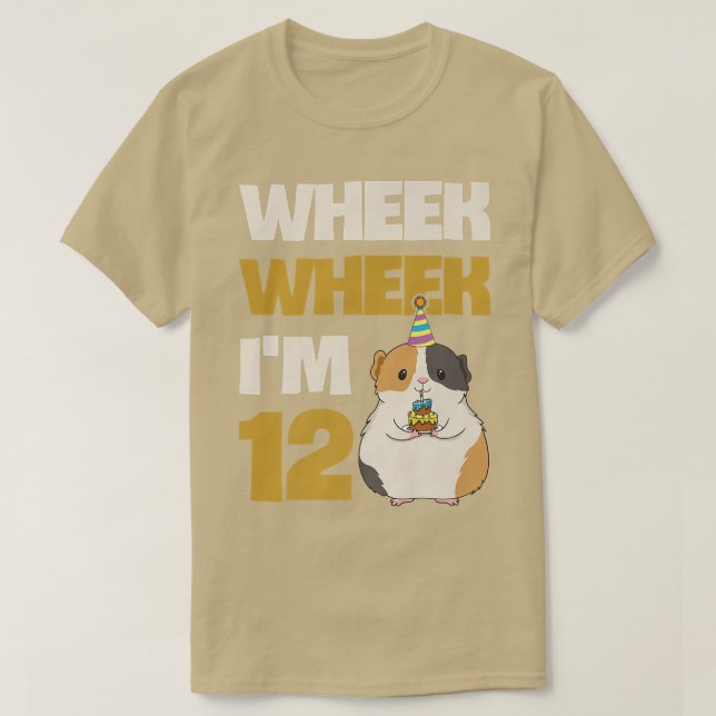 Camiseta Cita de Guinea para tu Guinea Dau de 12 años (Diseño del anverso)