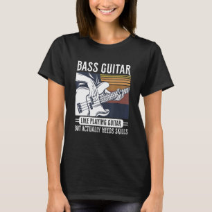 Camiseta Cita De Guitarra De Bass Instrumental Para Un Batt
