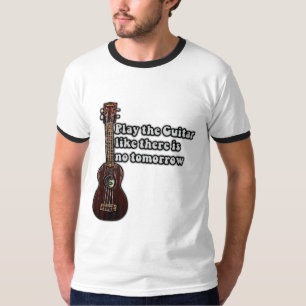 Camiseta cita de guitarra positiva para los amantes de la g