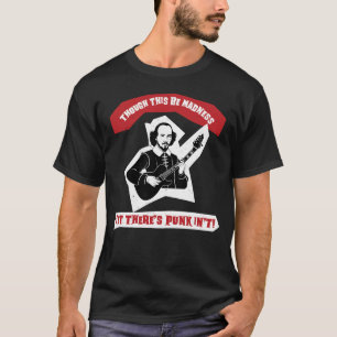 Camiseta Cita de guitarra rosa de Shakespeare