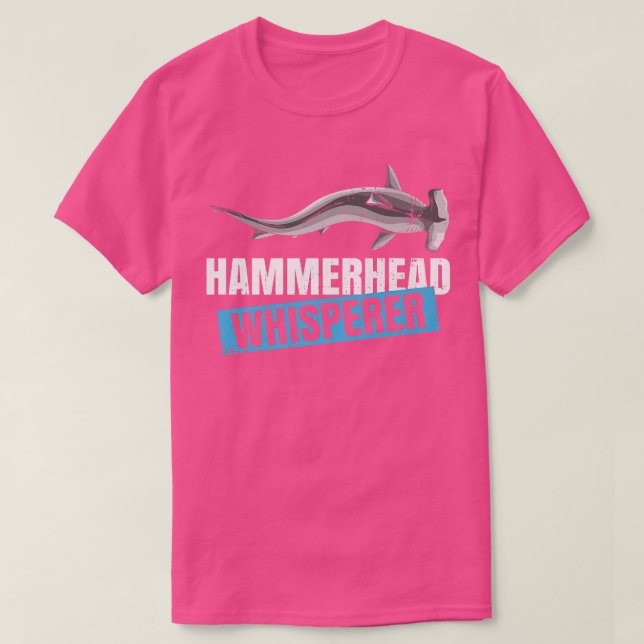Camiseta Cita de Hammerhead Whisperer para un tiburón marti (Diseño del anverso)