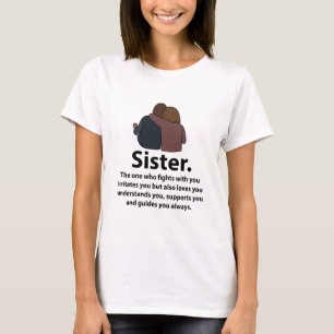 Camiseta Cita de hermana mayor hermana niñas