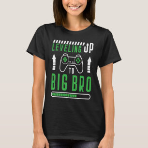 Camiseta Cita de hermano jugador subiendo de nivel a gran h