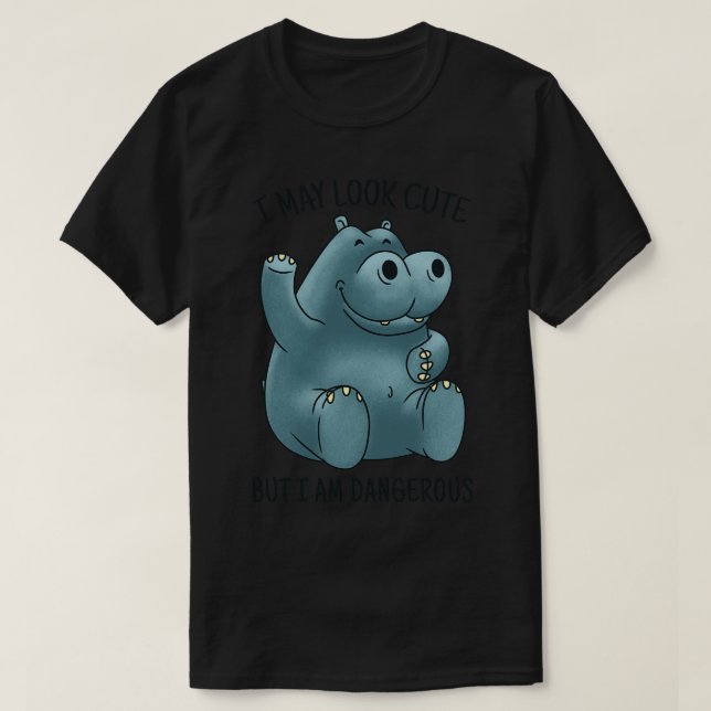 CAMISETA CITA DE HIPPO DE CORTE (Diseño del anverso)