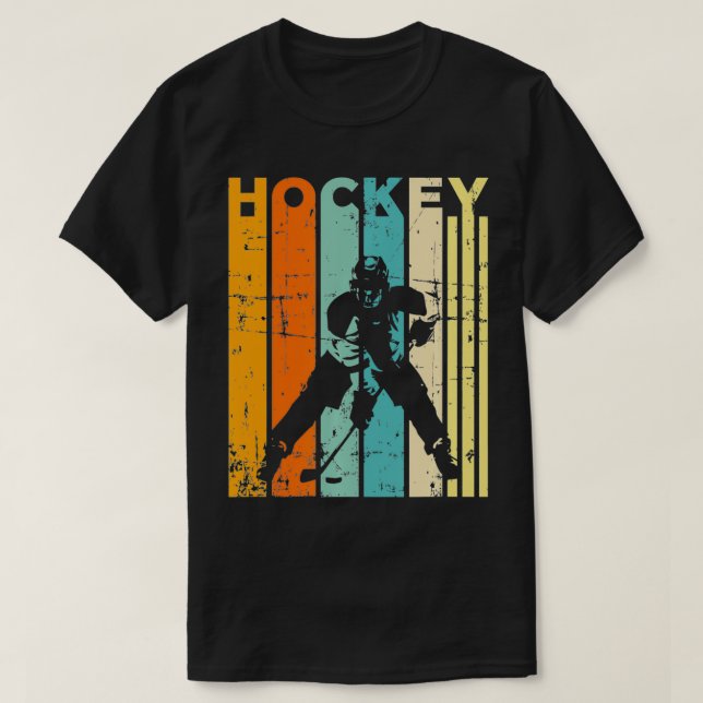 Camiseta Cita de hockey sobre césped retro regalo de jugado (Diseño del anverso)