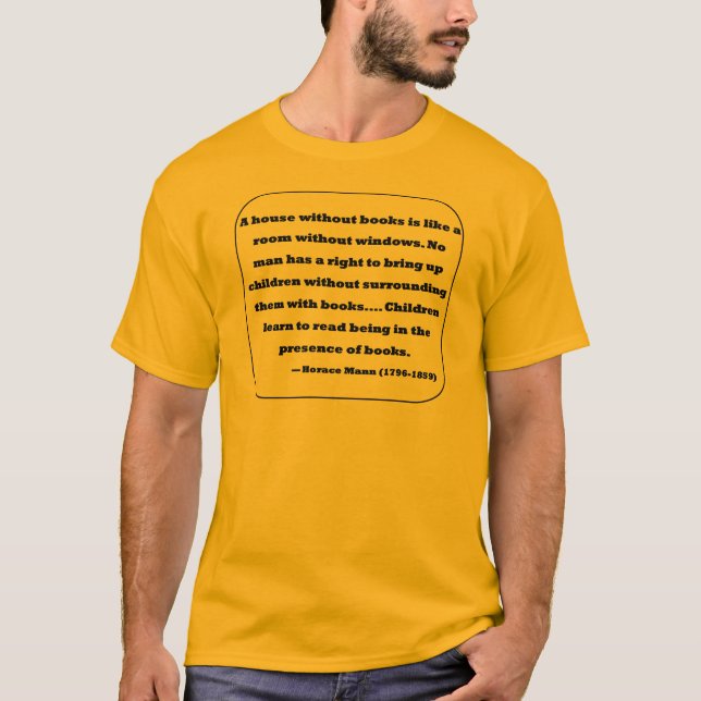 Camiseta Cita de Horacio Mann (Anverso)