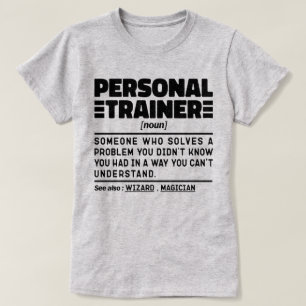 Camiseta Cita de humor de entrenador personal nuevo