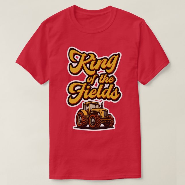 Camiseta cita de humor de tractor de granjero (Diseño del anverso)