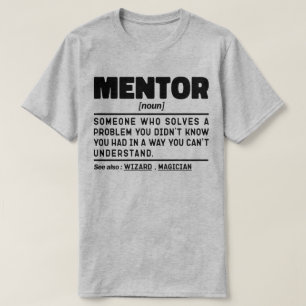Camiseta Cita de humor del entrenador de mentores de defini