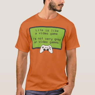 Camiseta Cita de humor en desuso de videojuegos divertida