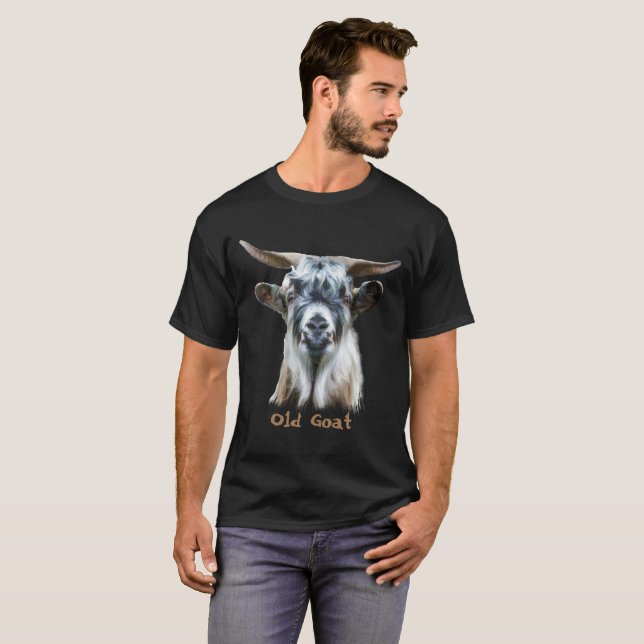 Camiseta Cita de humor para animales de granja de cabra ant (Anverso completo)