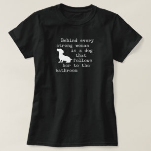 Camiseta Cita de humor para perros - Dachshund