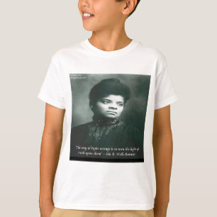 Camiseta Cita de Ida B Wells y la Verdad