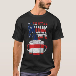 Camiseta Cita de Independencia de Estados Unidos Drinker de