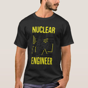 Camiseta Cita De Ingeniería Nuclear Para Radiación Nuclear